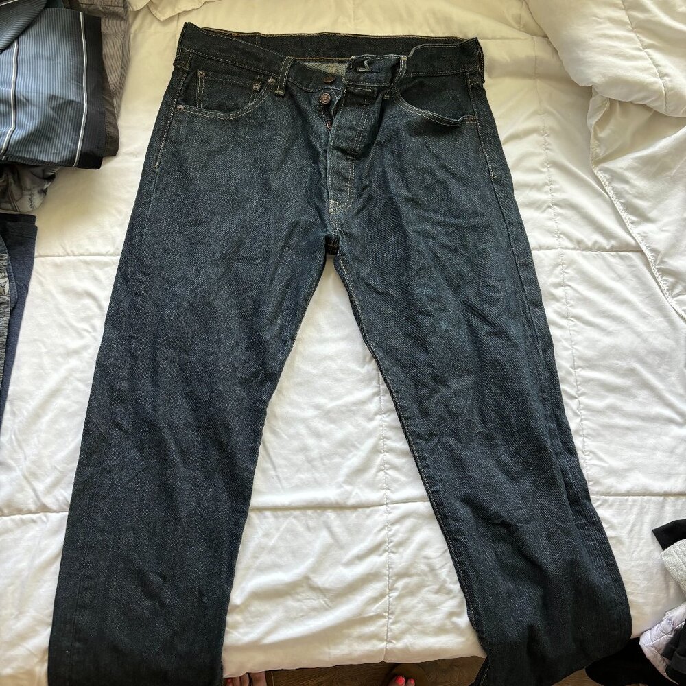 Vintage Baggy Mens Levi Strauss, W34 L32, dark wash